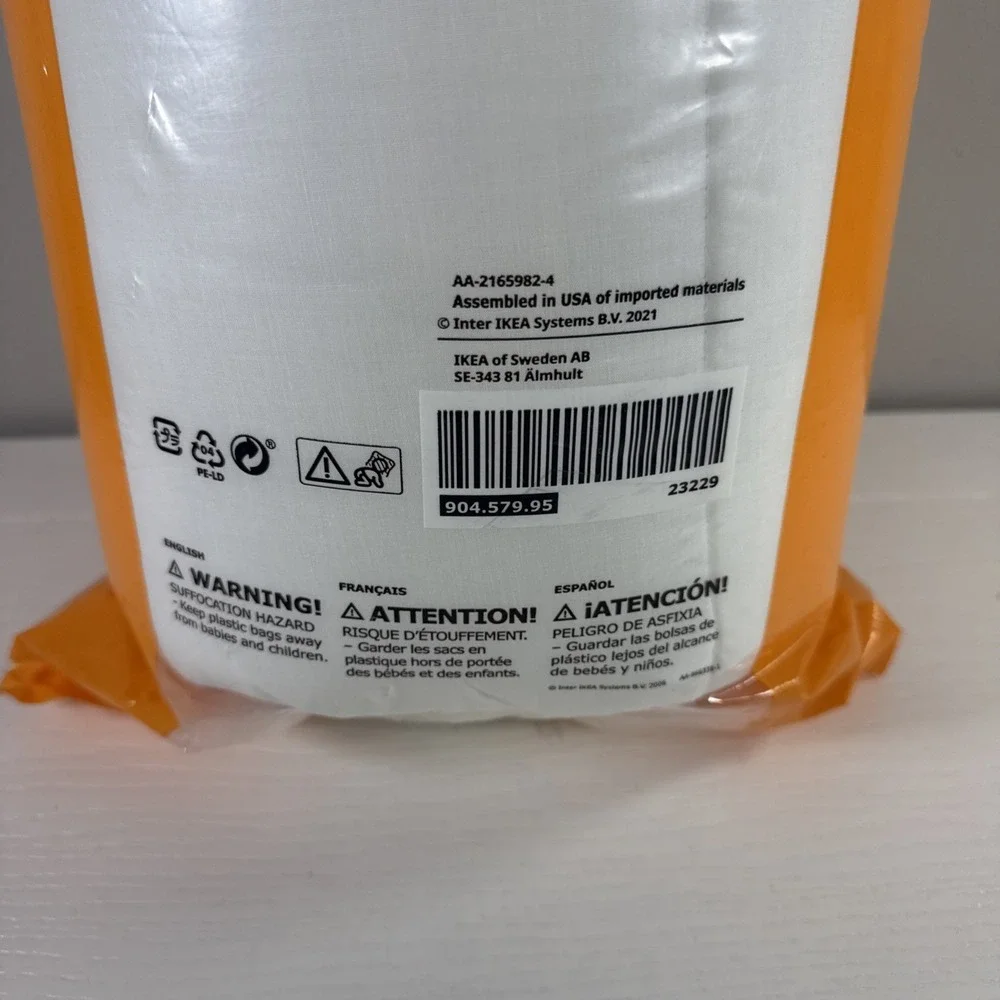 IKEA SMASPORRE Comforter Warm Twin White Easy to Clean Cotton/Polester Blend